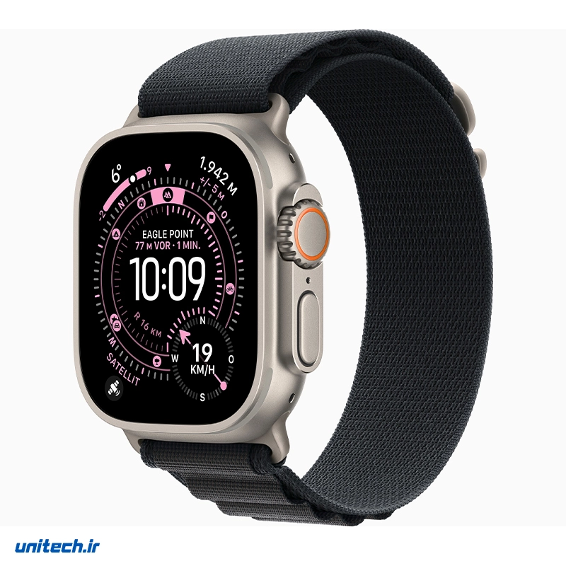 ساعت هوشمند 49 میلی‌متری اپل مدل Ultra 3 Natural Titanium با بند Alpine Loop2